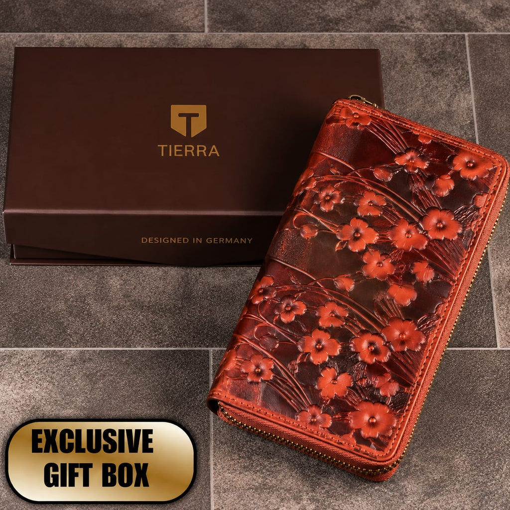 Tierra long women wallet zipper